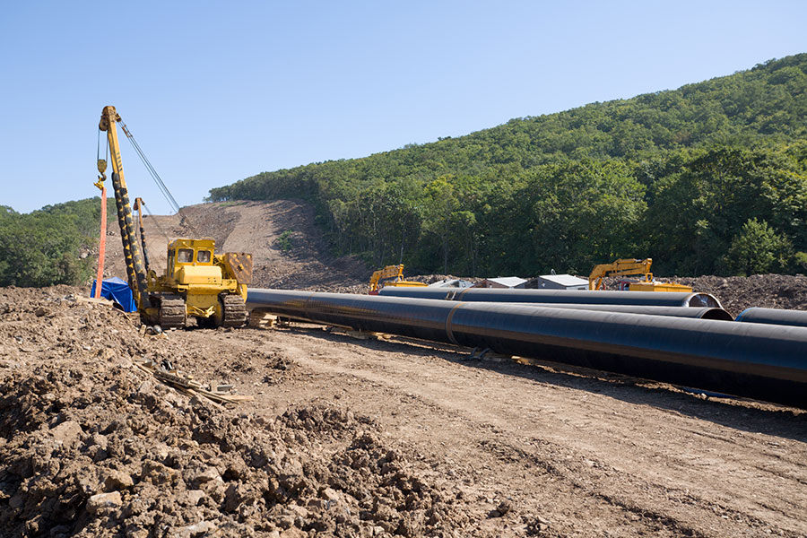 Pipeline work and remote area construction